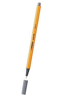 ΣΤΥΛΟ STABILO 88 DARK GREY 96 ΥΓΡΗΣ ΜΕΛΑΝΗΣ ΜΥΤΗ 0,4mm.