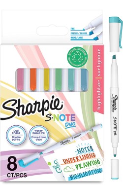 ΜΑΡΚΑΔΟΡΟΣ ΖΩΓΡΑΦΙΚΗΣ SHARPIE S-NOTE DUO TWIN ΣΕΤ 8 ΤΕΜ.2182116