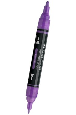ΜΑΡΚΑΔΟΡΟΣ ΑΚΡΥΛΙΚΟΣ FABER ΜΕ ΔΙΠΛΗ ΜΥΤΗ 185936-LAVENDER