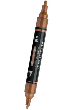 ΜΑΡΚΑΔΟΡΟΣ ΑΚΡΥΛΙΚΟΣ FABER ΜΕ ΔΙΠΛΗ ΜΥΤΗ 185952-COPPER