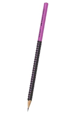 ΜΟΛΥΒΙ FABER GRIP HB ΔΙΧΡΩΜΟ ΜΑΥΡΟ-ΡΟΖ 517011