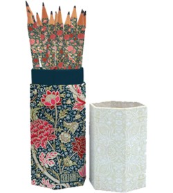 ΜΟΛΥΒΙ FANCY THE GIFTED STATIONERY ΣΕΤ 12ΤΕΜ.ΣΕ ΜΟΛΥΒΟΘΗΚΗ WILLIAM MORRIS-CRAY