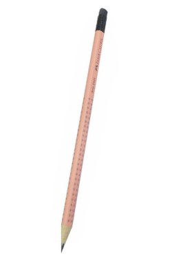 ΜΟΛΥΒΙ FABER GRIP 2001 ΜΕ ΓΟΜΑ HB PEACH 100-180-444
