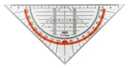 ΤΡΙΓΩΝΟ ΓΕΩΔΑΙΤΙΚΟ ΜΕ ΠΙΑΣΤΡΑ 16CM ARISTO 23003