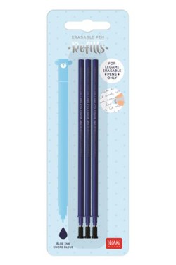 ΑΝΤΑΛΛΑΚΤΙΚΟ ΓΙΑ ΣΤΥΛΟ LEGAMI ERASABLE ΣΕΤ 3 ΤΕΜ. REFEP0005 BLUE