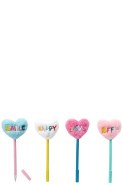 ΣΤΥΛΟ FANCY GEL MOSES POM POM ΚΑΡΔΙΑ M26322