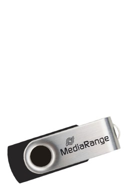MEMORY USB 32GB 2.0 MEDIARANGE BLACK-SILVER