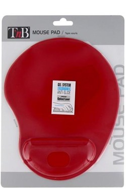 MOUSE PAD TNB GEL ΜΕ ΣΤΗΡΙΞΗ ΚΑΡΠΟΥ WRIST RED