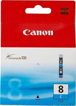 ΜΕΛΑΝΙ INKJET CANON CLI-8 CYAN (0621B001)