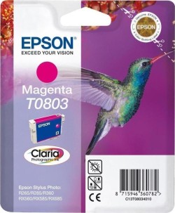 ΜΕΛΑΝΙ INKJET EPSON T0803 MAGENTA (COLIBRI)