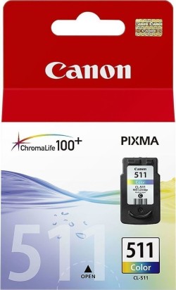 ΜΕΛΑΝΙ INKJET CANON CL-511 COLOR 9ML (2972B001)