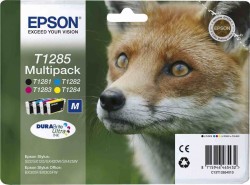 ΜΕΛΑΝΙ INKJET EPSON T1285 MULTI PACK (BLACK-CYAN-MAGENTA-YELLOW) (FOX) SIZE MEDIUM