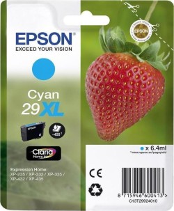 ΜΕΛΑΝΙ INKJET EPSON N.29XL CYAN T2992 (STRAWBERRY)