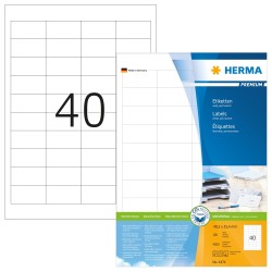 ΕΤΙΚΕΤΕΣ INKJET/LASER/COPIER 48,5*25,4mm.100Φ.HERMA 4474