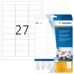 ΕΤΙΚΕΤΕΣ INKJET/LASER/COPIER 63,5*29,6mm.25Φ.HERMA MOVABLES 4347