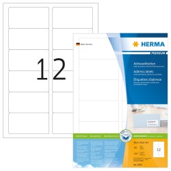 ΕΤΙΚΕΤΕΣ INKJET/LASER/COPIER 88,9*46,6mm.100Φ.HERMA 4666