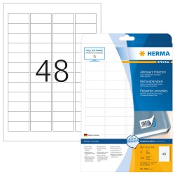 ΕΤΙΚΕΤΕΣ INKJET/LASER/COPIER 45,7*21,2mm.25Φ.HERMA MOVABLES 4346