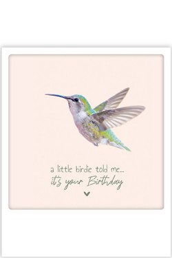 ΚΑΡΤΑ PICKMOTION ΜΟΝΗ A LITTLE BIRD TOLD ME ITS YOUR BIRTHDAY