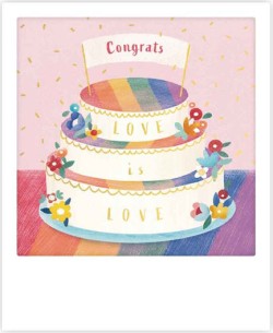 ΚΑΡΤΑΚΙ PICKMOTION ΜΟΝΟ CONGRATS LOVE IS LOVE