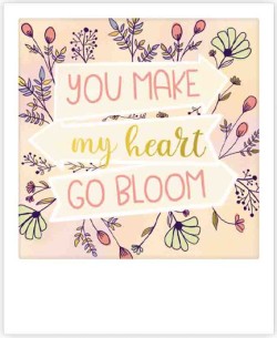 ΚΑΡΤΑΚΙ PICKMOTION ΜΟΝΟ YOU MAKE MY HEART GO BLOOM