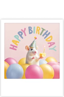 ΚΑΡΤΑ PICKMOTION ΜΟΝΗ HAPPY BIRTHDAY MOUSE