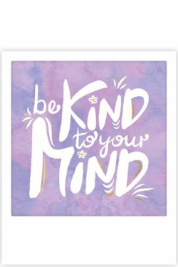 ΚΑΡΤΑΚΙ PICKMOTION ΜΟΝΟ BE KIND TO YOUR MIND