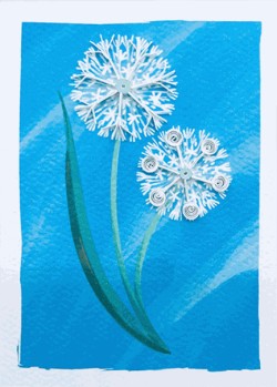 ΚΑΡΤΑΚΙ ΕΥΧΕΤΗΡΙΟ QUILLING FILIGRANA ΜΝ006 ΠΙΚΡΑΛΙΔΕΣ