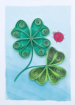ΚΑΡΤΑΚΙ ΕΥΧΕΤΗΡΙΟ QUILLING FILIGRANA ΜΝ012 ΚΑΛΗ ΤΥΧΗ