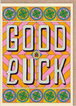 ΚΑΡΤΑ OHH DEER GOOD LUCK TYPOGRAPHIC 9829