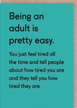 ΚΑΡΤΑ OHH DEER BEING AN ADULT IS PRETTY EASY 3395
