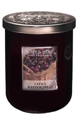 ΚΕΡΙ ΑΡΩΜΑΤΙΚΟ HEART & HOME ΜΕΣΑΙΟ 110ΓΡ.-ΓΛΥΚΑ ΜΑΥΡΟΚΕΡΑΣΑ