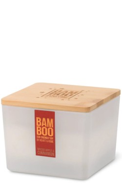 ΚΕΡΙ ΑΡΩΜΑΤΙΚΟ HEART & HOME BAMBOO 320ΓΡ.-ΠΙΚΑΝΤΙΚΟ ΜΗΛΟ KAI ΚΑΝΕΛΑ NEW