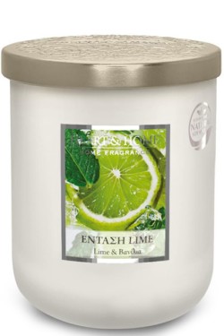 ΚΕΡΙ ΑΡΩΜΑΤΙΚΟ HEART & HOME ΜΕΓΑΛΟ 320ΓΡ.-ΕΚΡΗΞΗ LIME