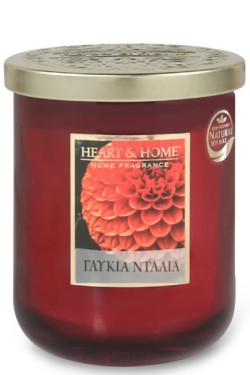 ΚΕΡΙ ΑΡΩΜΑΤΙΚΟ HEART & HOME ΜΕΓΑΛΟ 340ΓΡ.-ΓΛΥΚΙΑ ΝΤΑΛΙΑ