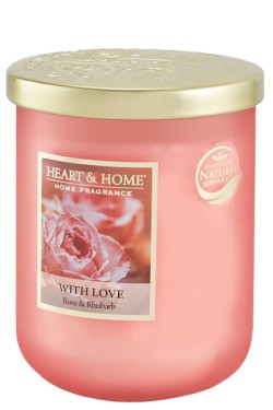 ΚΕΡΙ ΑΡΩΜΑΤΙΚΟ HEART & HOME 320ΓΡ.-ΜΕ ΑΓΑΠΗ NEW