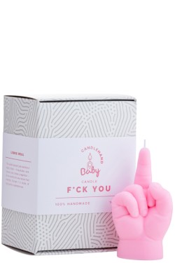 ΚΕΡΙ ΧΕΙΡΟΠΟΙΗΤΟ ΧΕΙΡΟΝΟΜΙΑΣ CANDLEHAND BABY F*CK YOU PINK
