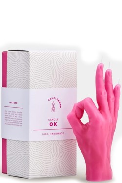 ΚΕΡΙ ΧΕΙΡΟΠΟΙΗΤΟ ΧΕΙΡΟΝΟΜΙΑΣ CANDLEHAND OK PINK