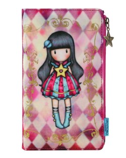 ΠΟΡΤΟΦΟΛΙ GORJUSS 871GJ03 CIRCUS MOON BUTTONS ΚΟΚΚΙΝΟ
