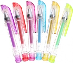 ΣΤΥΛΟ GLITTER GEL MOSES ΣΕΤ 6 ΤΕΜΑΧΙΩΝ