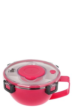 ΔΟΧΕΙΟ ΦΑΓΗΤΟΥ ΘΕΡΜΟΣ ECO LIFE 850ML.DOUBLE WALL ΜΕ ΧΩΡΙΣΜΑ ΡΟΖ