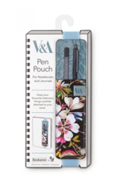 ΘΗΚΗ ΓΙΑ ΕΡΓΑΛΕΙΑ ΓΡΑΦΗΣ ΜΕ ΛΑΣΤΙΧΟ BOOKAROO KILBURN BLACK FLORAL