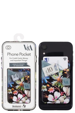 ΘΗΚΗ ΚΑΡΤΩΝ-ΧΡΗΜΑΤΩΝ BOOKAROO KILBURN BLACK FLORAL