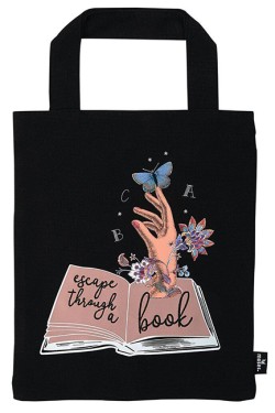 ΤΣΑΝΤΑ ΚΑΜΒΑΣ MOSES LIBRI-X ΜΙΚΡΗ ESCAPE THROUGH A BOOK M83353