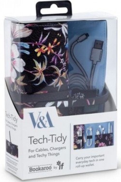 ΘΗΚΗ ΑΞΕΣΟΥΑΡ GADGETS BOOKAROO V&A TECH TIDY KILBURN BLACK FLORAL