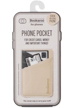 Bookaroo Phone Pocket - Cream