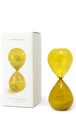 ΚΛΕΨΥΔΡΑ ΓΥΑΛΙΝΗ 30 ΛΕΠΤΩΝ DESIGNWORKS DHGL30-2027EU CHARTREUSE OMBRE