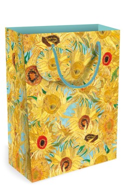 ΤΣΑΝΤΑ ΔΩΡΟΥ MUSEUMS & GALLERIES 31,5*23*13,5cm.VINCENT VAN GOGH VASE WITH TWELVE SUNFLOWERS