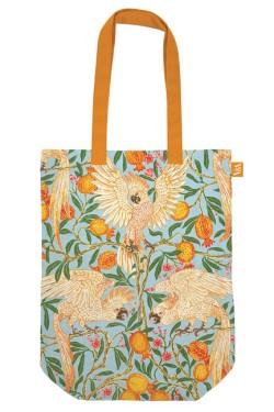 ΤΣΑΝΤΑ ΚΑΜΒΑΣ V&A 33*42 εκ.WALTER CRANE-COCKATOO AND POMEGRANATE