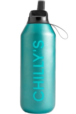 ΠΑΓΟΥΡΙ ΑΝΟΞΕΙΔΩΤΟ ΑΤΣΑΛΙ ΘΕΡΜΟΣ CHILLYS 500ml SERIES 2 FLIP METALLIC ATLANTIS