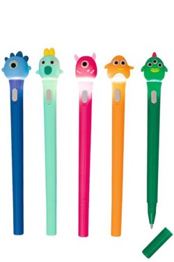 ΣΤΥΛΟ FANCY MOSES MONSTERS ΜΕ LED M26293